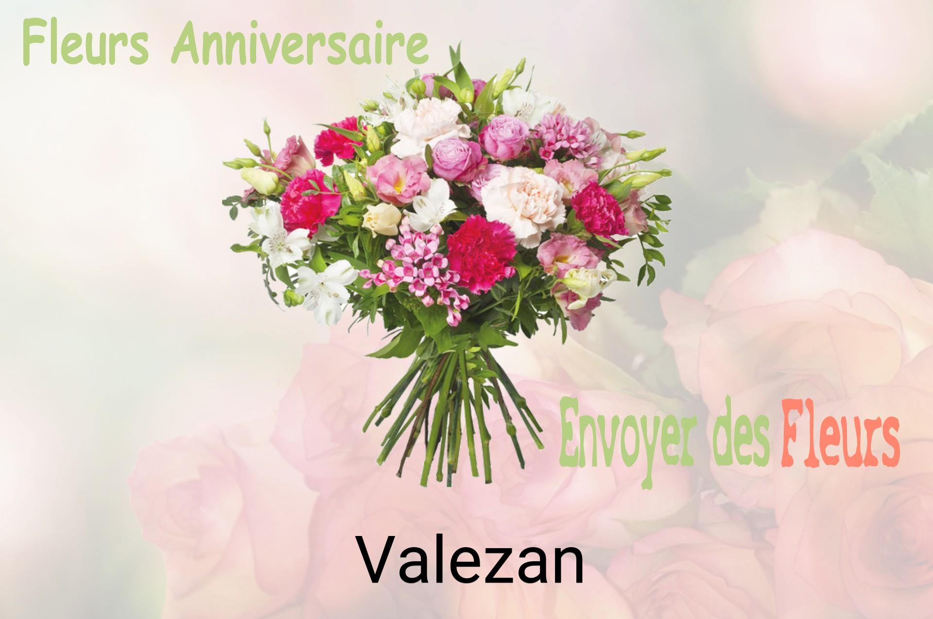 Bouquet de fleurs d’anniversaire livré à Valezan
