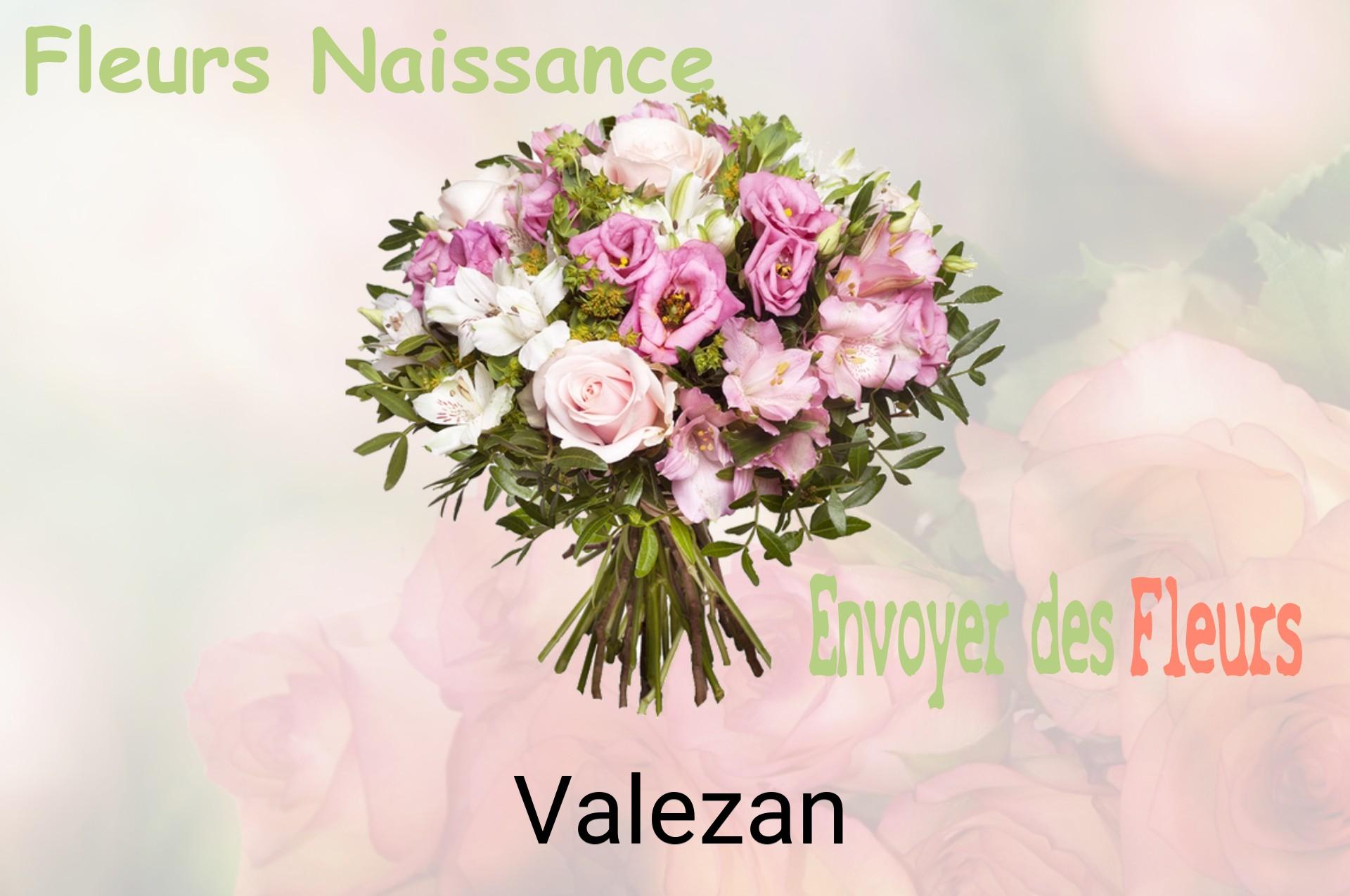 Bouquet de fleurs de naissance livré à Valezan